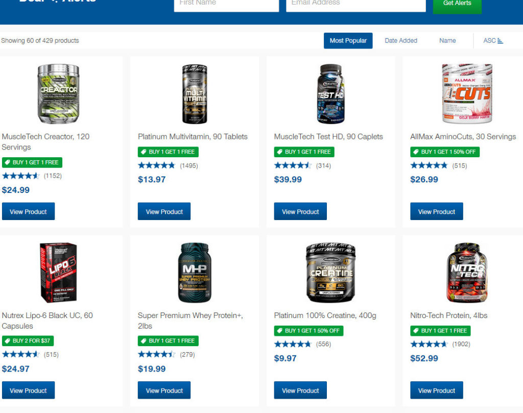 promoçoes muscle and strength